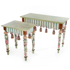 New MacKenzie-Childs Marble Side Table
