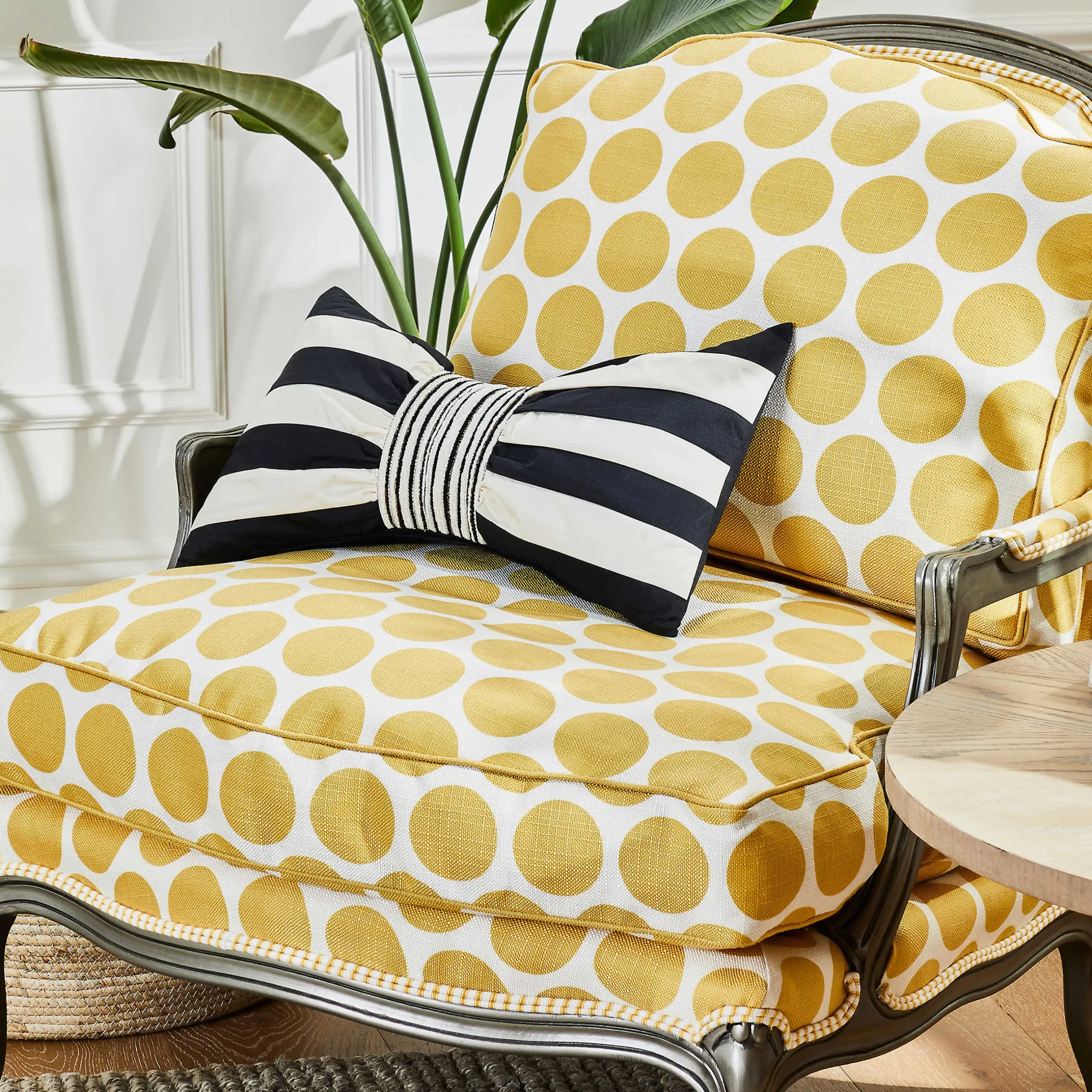 Hot MacKenzie-Childs Marquee Bow Pillow