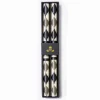 Online MacKenzie-Childs Marquee Dinner Candles - Black & Grey - Set Of 2