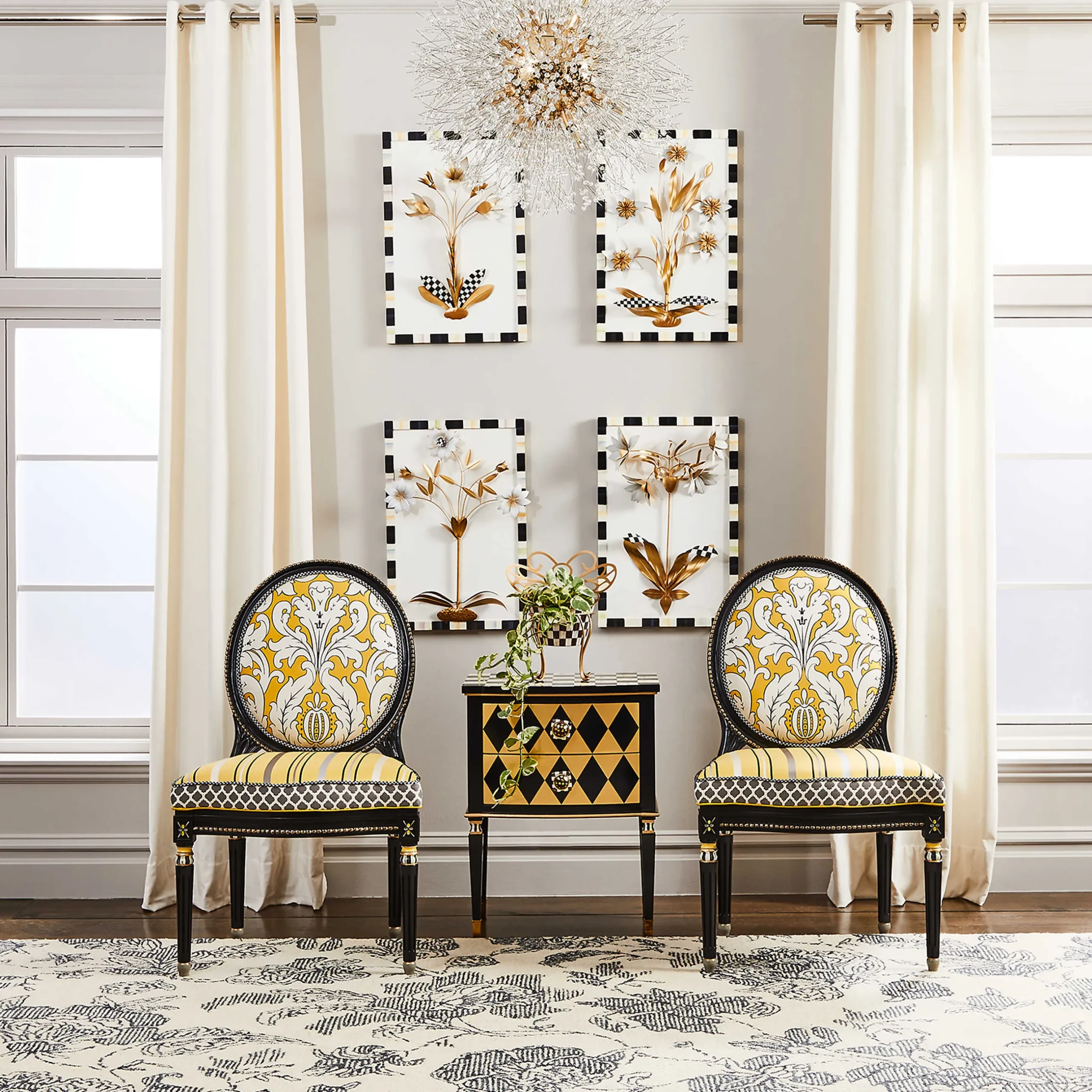 Hot MacKenzie-Childs Marquee Imperial Wall Art