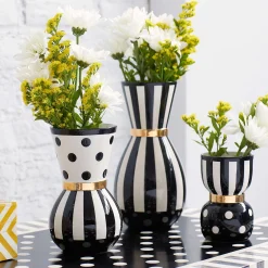 New MacKenzie-Childs Marquee Vases - Set Of 3