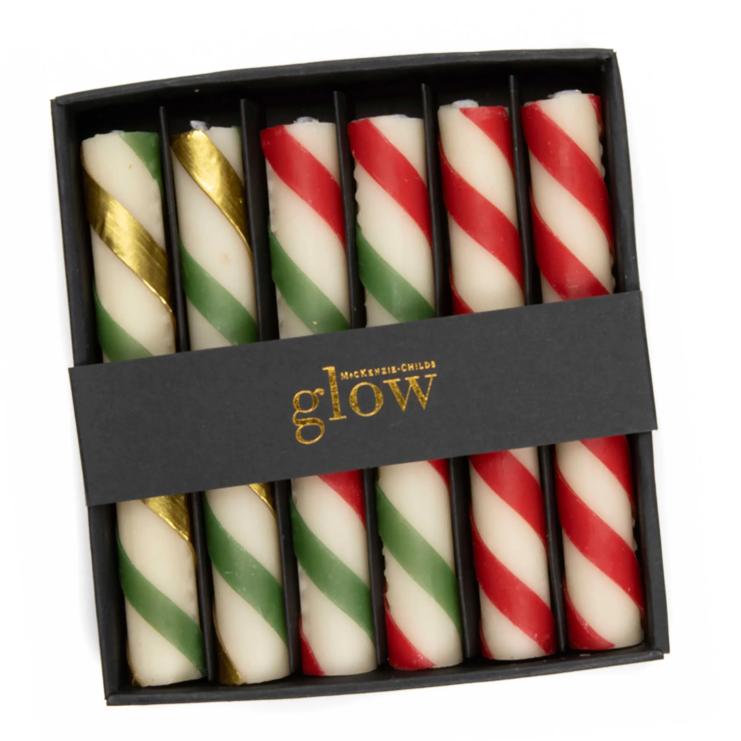 Online MacKenzie-Childs Mini Dinner Candles - Candy Cane - Set Of 6