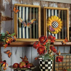 Outlet MacKenzie-Childs Monarch Butterfly Shadow Box