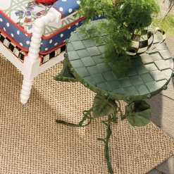 Clearance MacKenzie-Childs Morning Glory Accent Table