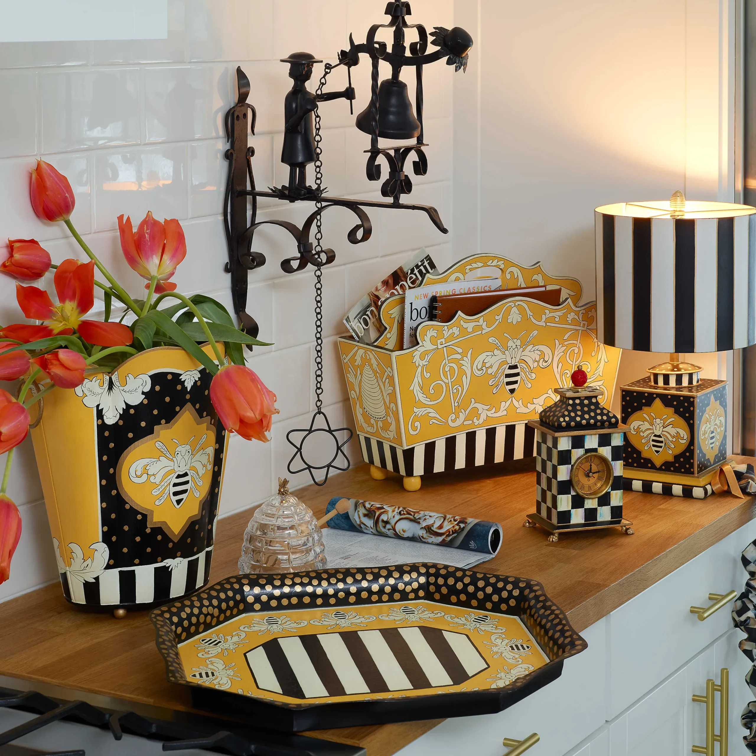 MacKenzie-Childs Mrs. Powers Dinner & Door Bell