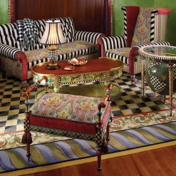 New MacKenzie-Childs Musette Bench - 2'