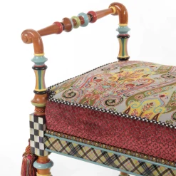 New MacKenzie-Childs Musette Bench - 2'