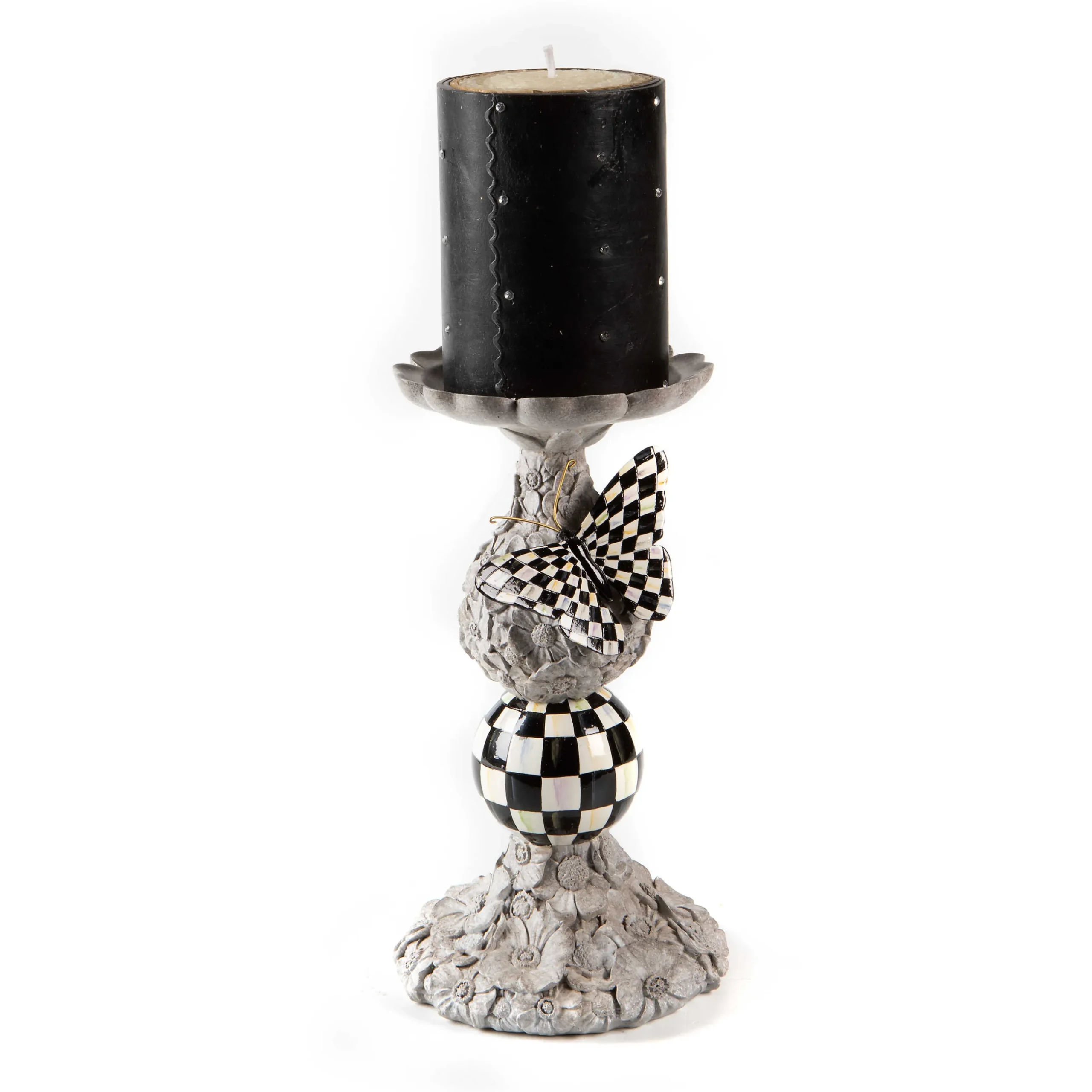 Hot MacKenzie-Childs Naturals Pillar Candle Holder - Tall