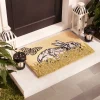 Online MacKenzie-Childs Nesting Bunny Entrance Mat