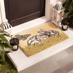 Online MacKenzie-Childs Nesting Bunny Entrance Mat