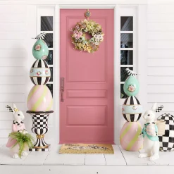 Online MacKenzie-Childs Nesting Bunny Entrance Mat