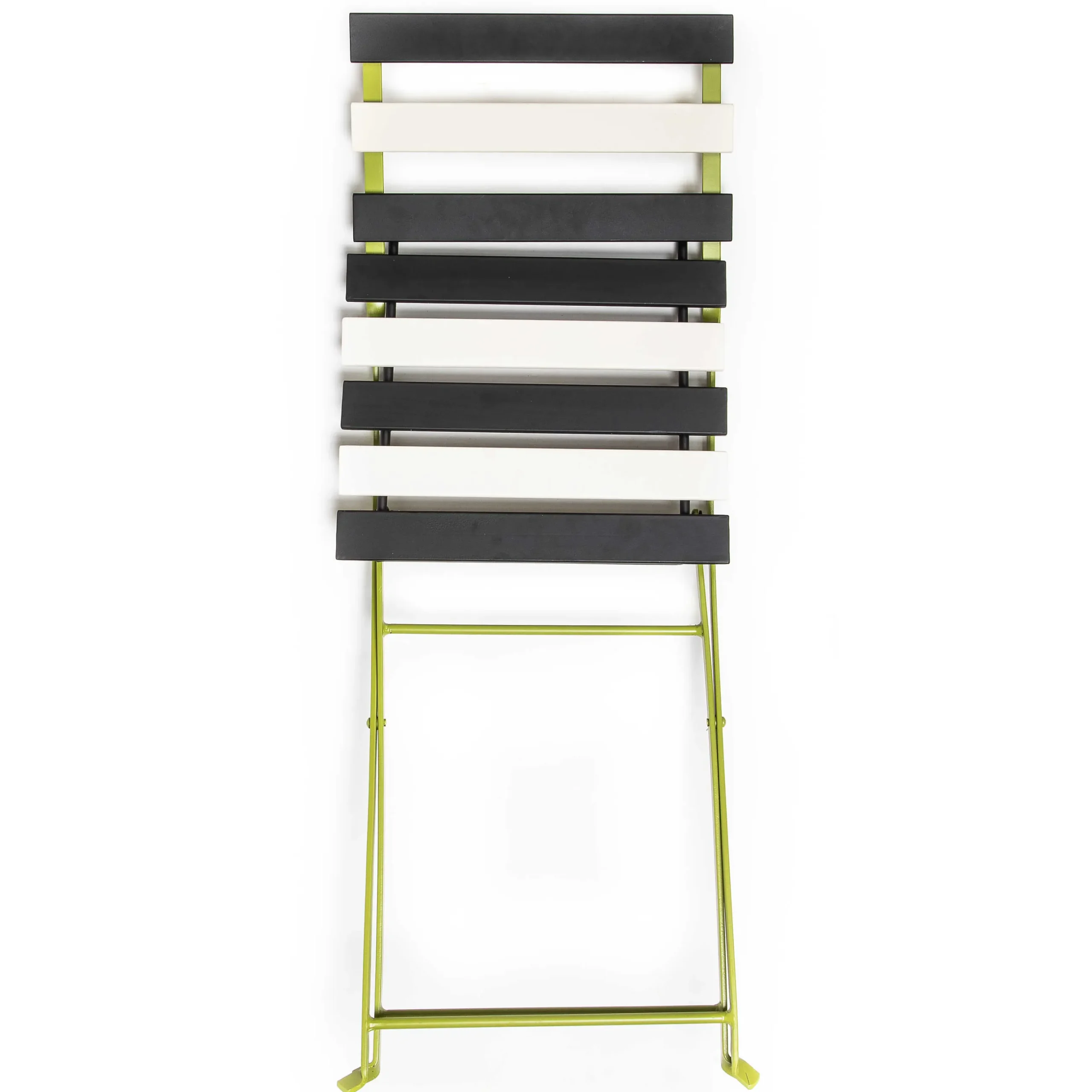 Outlet MacKenzie-Childs Outdoor Black & White Metal Bistro Side Chair