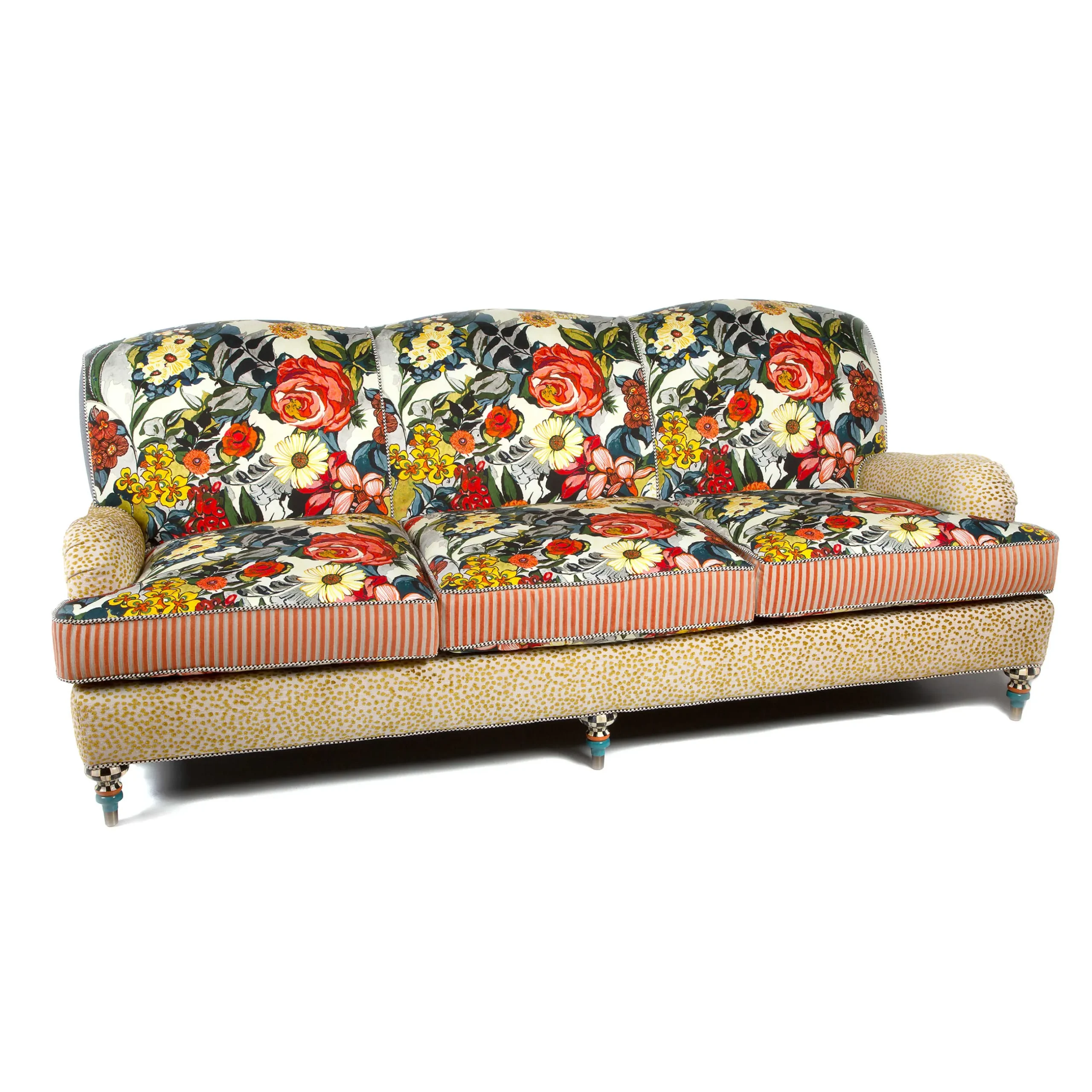Sale MacKenzie-Childs Painted Garden Sofa