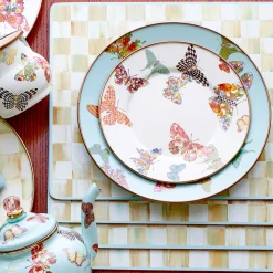 Best MacKenzie-Childs Parchment Check Cork Back Placemats - Set Of 4