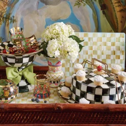 Best MacKenzie-Childs Parchment Check Cork Back Placemats - Set Of 4