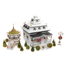 MacKenzie-Childs Patience Brewster Caroler Gazebo Display