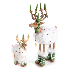 Clearance MacKenzie-Childs Patience Brewster Dash Away Blitzen Reindeer Figure