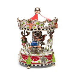 Clearance MacKenzie-Childs Patience Brewster Dash Away Carousel