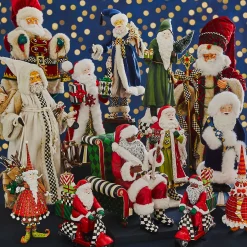 Clearance MacKenzie-Childs Patience Brewster Dash Away Dashing Santa Figure