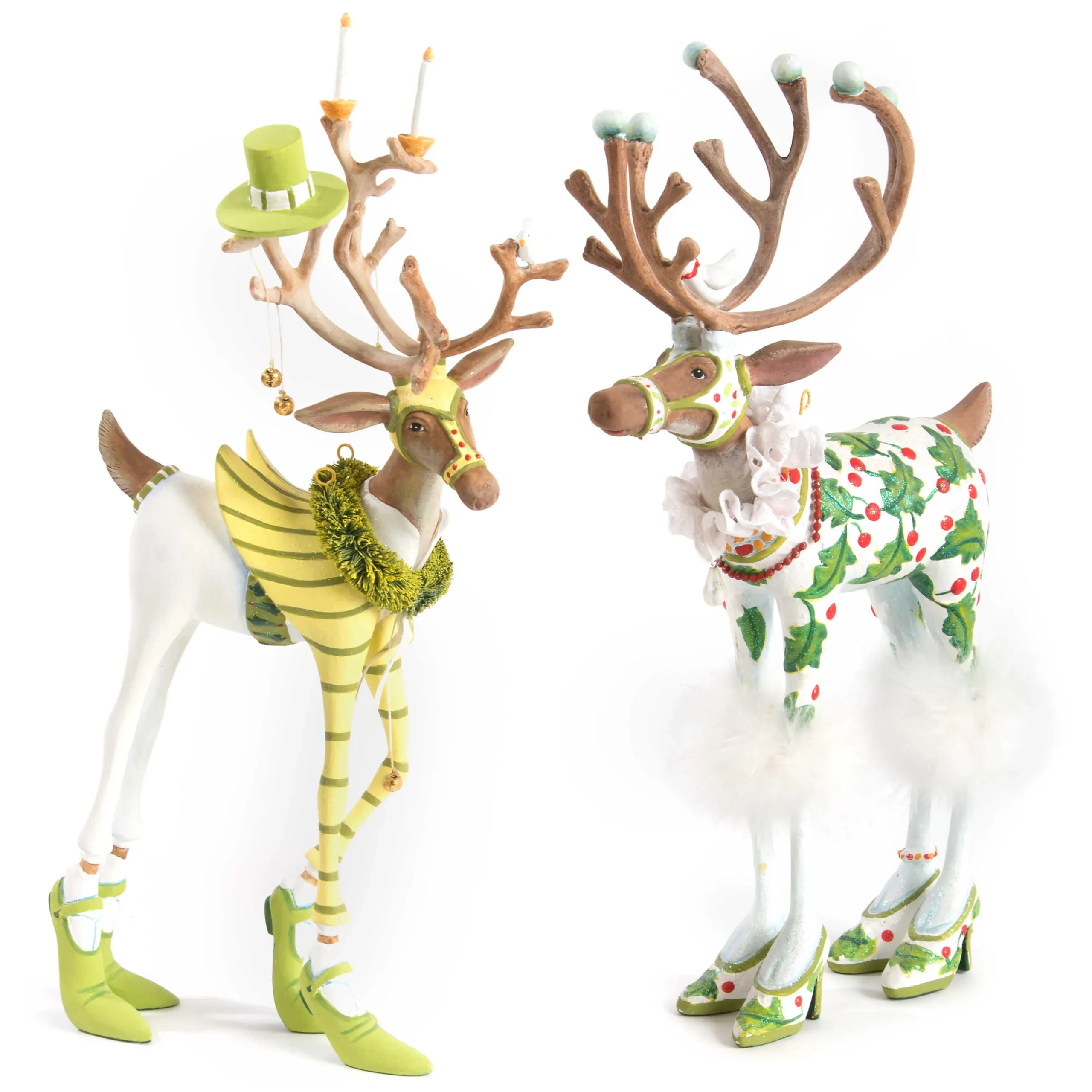 Outlet MacKenzie-Childs Patience Brewster Dash Away Prancer Reindeer Figure