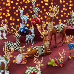 Sale MacKenzie-Childs Patience Brewster Dash Away Sitting Vixen Reindeer Figure