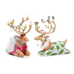 Sale MacKenzie-Childs Patience Brewster Dash Away Sitting Vixen Reindeer Figure