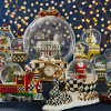 MacKenzie-Childs Patience Brewster Dash Away Sleigh Snow Globe