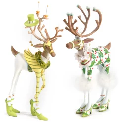 New MacKenzie-Childs Patience Brewster Dash Away Vixen Reindeer Figure