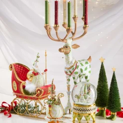 Hot MacKenzie-Childs Patience Brewster Dash Away Vixen Reindeer Candelabra