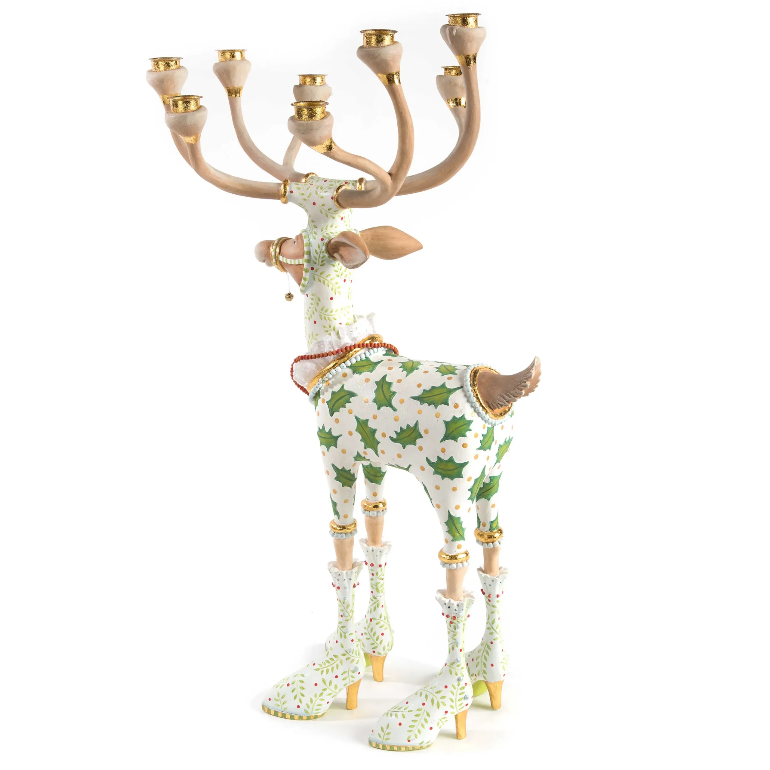 Hot MacKenzie-Childs Patience Brewster Dash Away Vixen Reindeer Candelabra