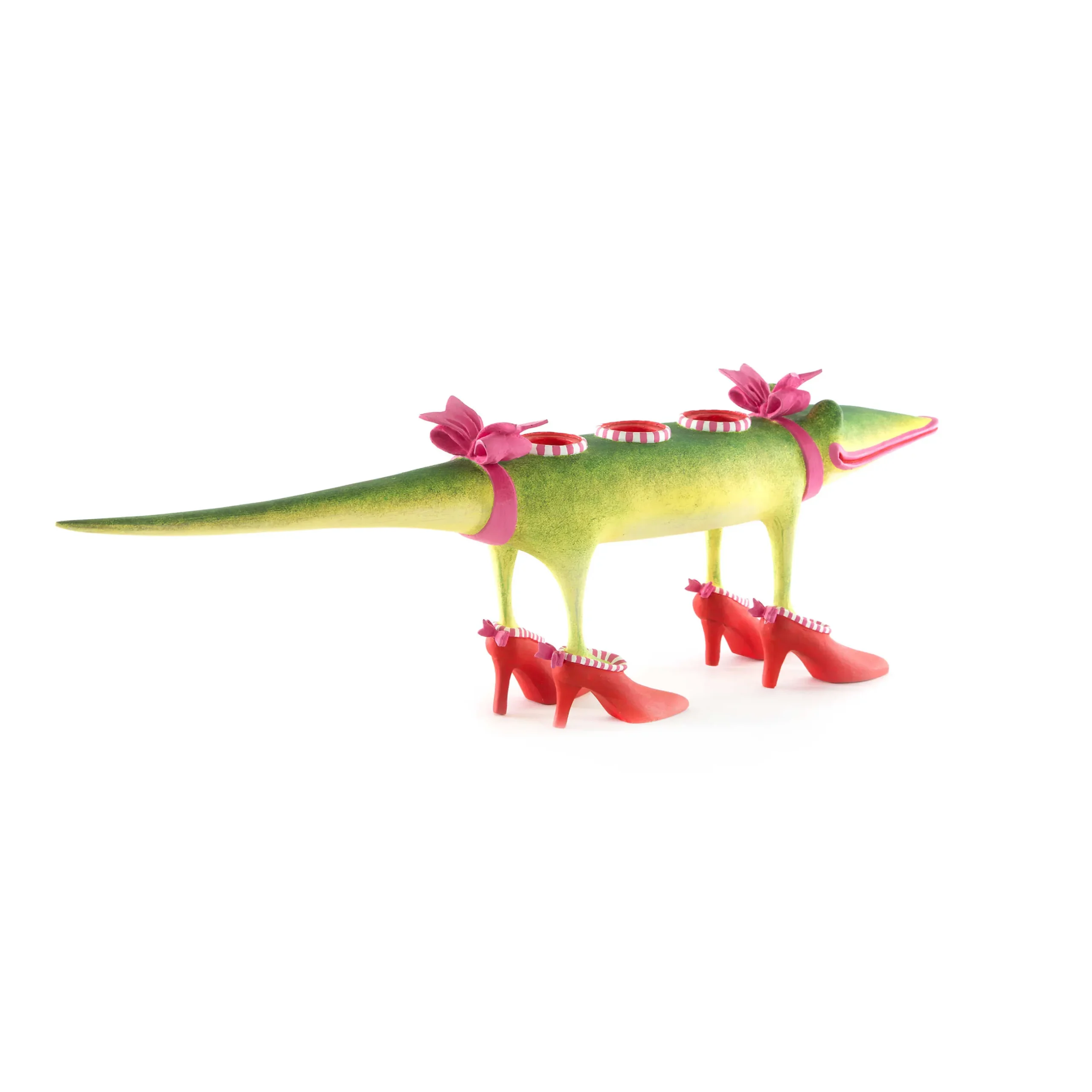 Best MacKenzie-Childs Patience Brewster Gloria Alligator Candle Holder