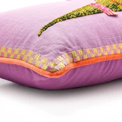 Clearance MacKenzie-Childs Patience Brewster Gloria Alligator Lumbar Pillow