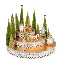 Clearance MacKenzie-Childs Patience Brewster Holiday Carolers Display