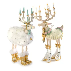 Online MacKenzie-Childs Patience Brewster Moonbeam Blitzen Reindeer Figure
