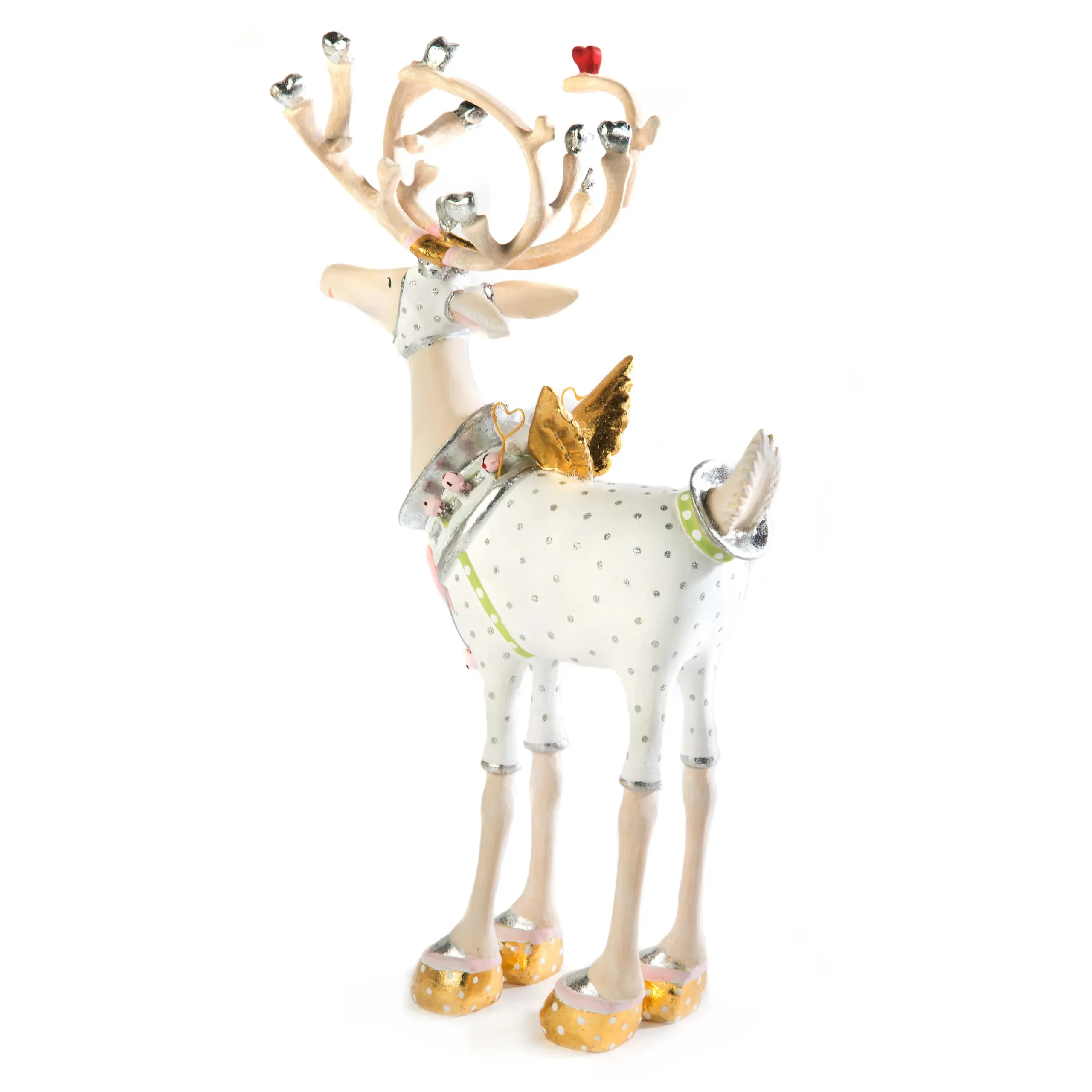 Sale MacKenzie-Childs Patience Brewster Moonbeam Cupid Reindeer Figure