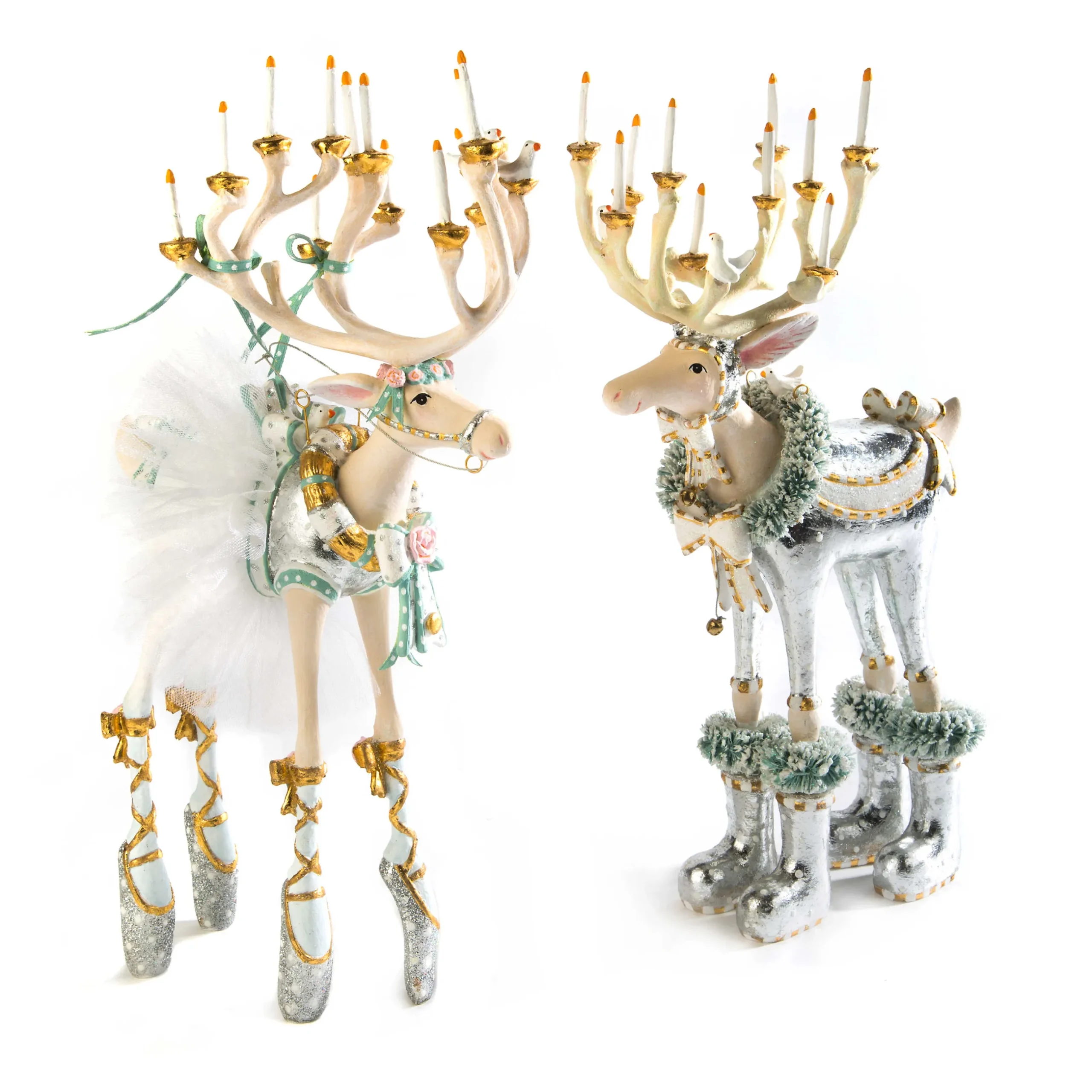 Online MacKenzie-Childs Patience Brewster Moonbeam Dancer Reindeer Figure
