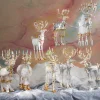 MacKenzie-Childs Patience Brewster Moonbeam Dasher Reindeer Figure