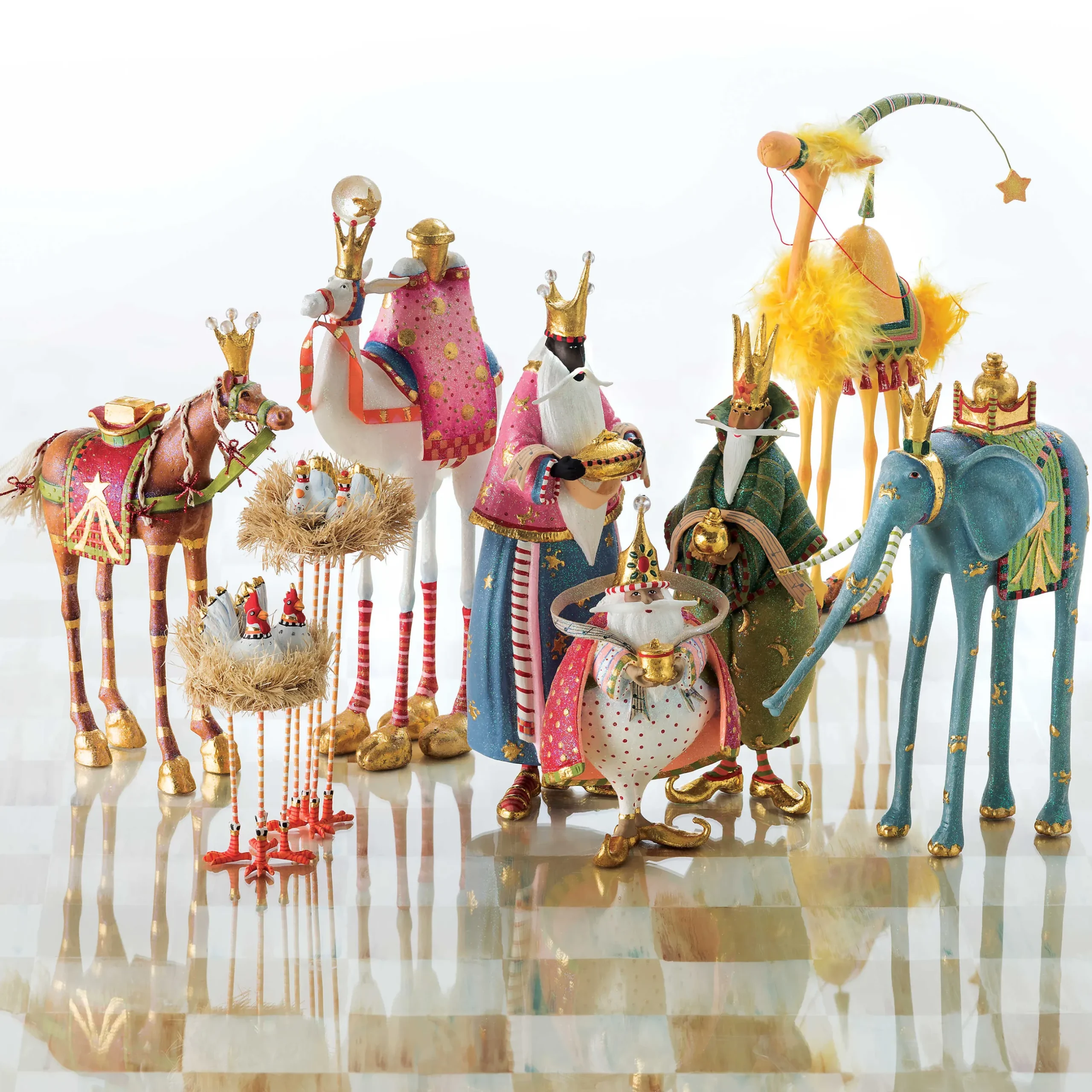 Hot MacKenzie-Childs Patience Brewster Nativity Frank The Camel Figure