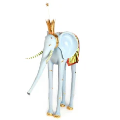 MacKenzie-Childs Patience Brewster Nativity Myrtle Elephant Display Figure
