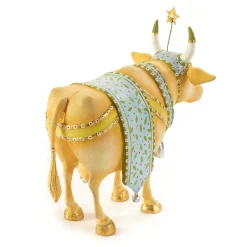 New MacKenzie-Childs Patience Brewster Nativity Manger Cow Figure