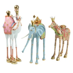 Outlet MacKenzie-Childs Patience Brewster Nativity Magi Animal Figures-Set Of 3
