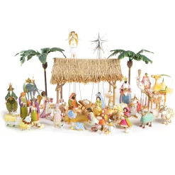 Best MacKenzie-Childs Patience Brewster Nativity World Holy Family Figures