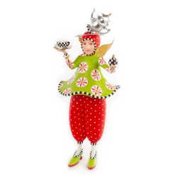 New MacKenzie-Childs Patience Brewster Paradise In A Cup Angel Figure