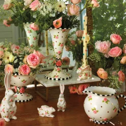 Discount MacKenzie-Childs Patience Brewster Really Rosy Vase