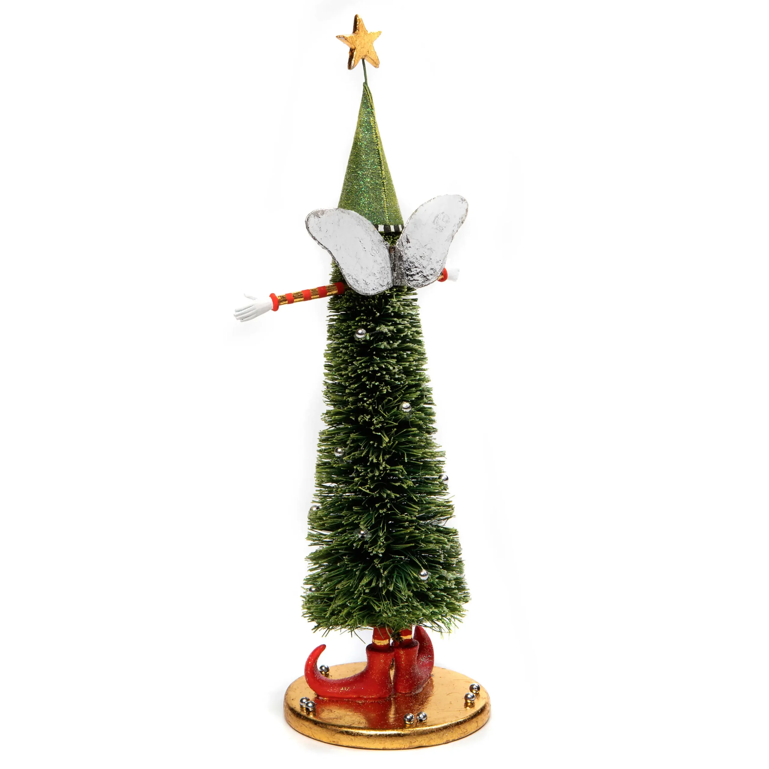 Sale MacKenzie-Childs Patience Brewster Sisal Angel Tree Figures - Set Of 2