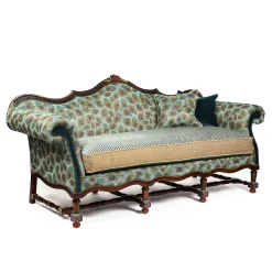 MacKenzie-Childs Peacock Sofa