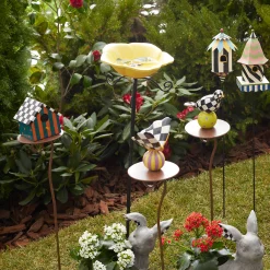 Best MacKenzie-Childs Persephone Birdhouse Garden Stake