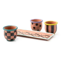 Best MacKenzie-Childs Persephone Herb Pots - Set Of 3