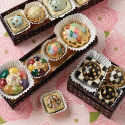 Discount MacKenzie-Childs Petit Four Round Knob - Harlequin