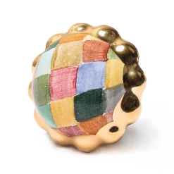 Discount MacKenzie-Childs Petit Four Round Knob - Harlequin